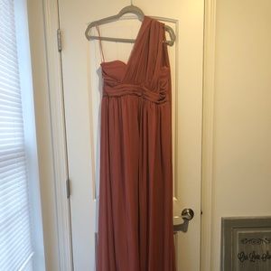 Birdy Grey Grace Terracotta Bridesmaid Dress Medium